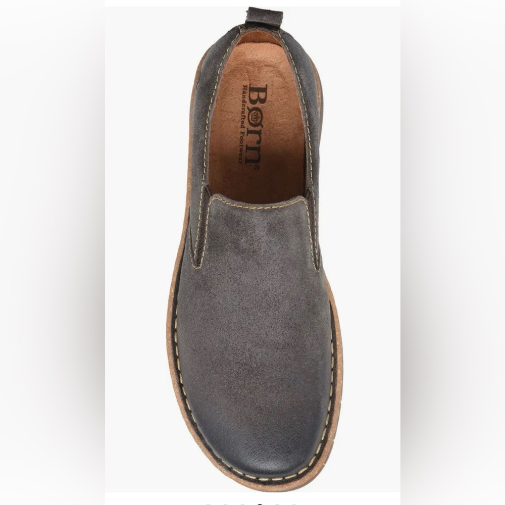 Born Bryson distressed suede slip-on Loafer size 10